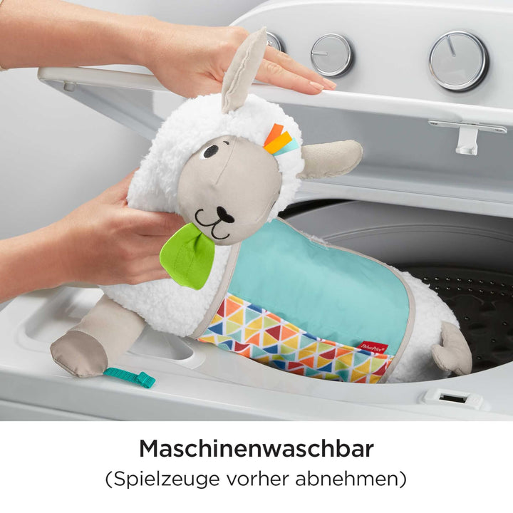 Spielkissen Bauchlage Lama 4-in-1 mit 3 Spielzeugen für Babys - Bild 5