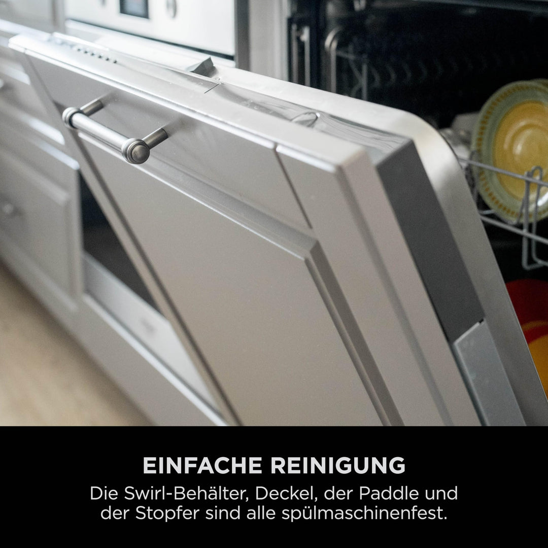 Eismaschine 2-in-1 mit 13 Programmen, 2x480ml Behälter Platinsilber - Bild 8