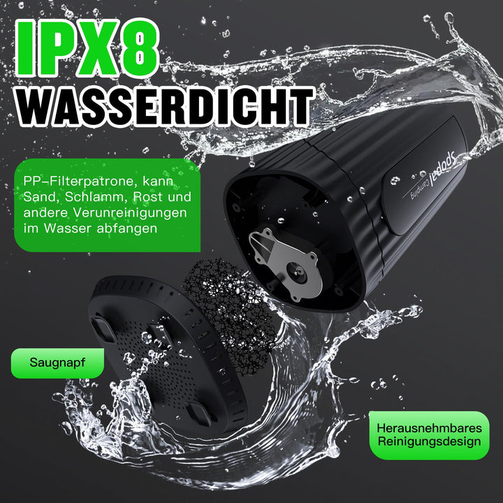 Campingdusche mit Pumpe 10000mAh IPX8 5-stufig tragbar - Bild 6