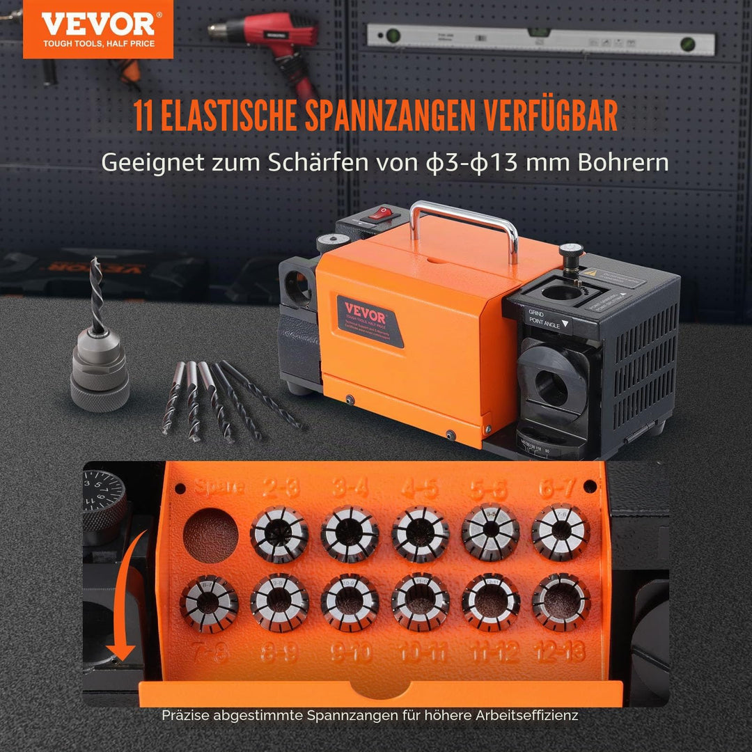 Bohrerschleifgerät 120W CBN-Scheibe für 3–13 mm Bohrer - Bild 2