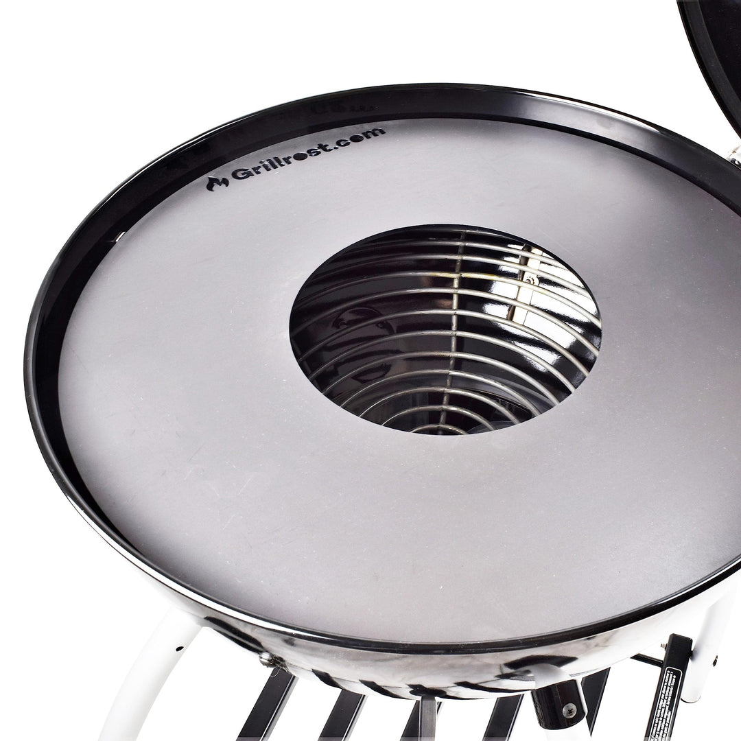 Feuerplatte 49cm für 50er Kugelgrill Feinkornstahl 4mm stark - Bild 3