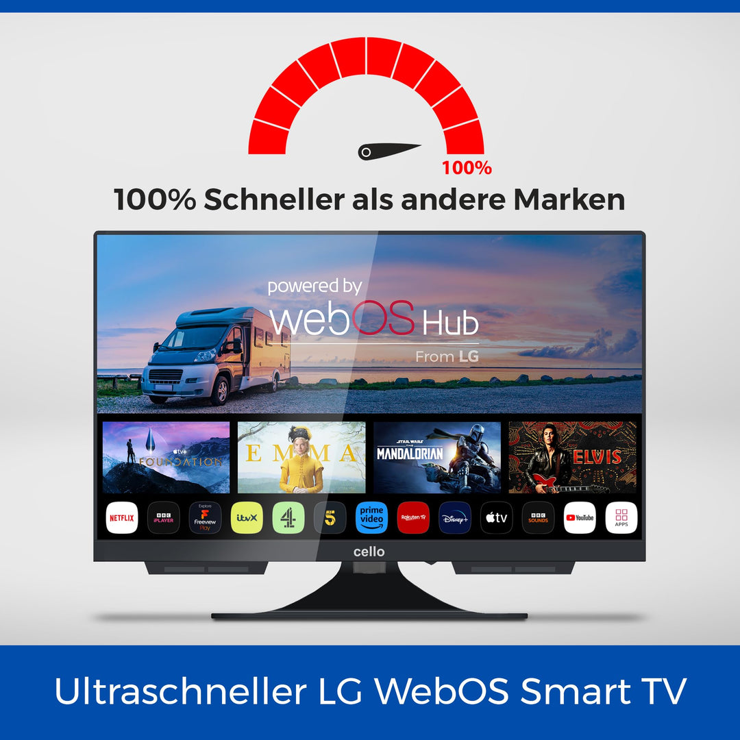 Camping Smart TV 24 Zoll 12V mit WebOS Triple-Tuner fuer Wohnmobil - Bild 7