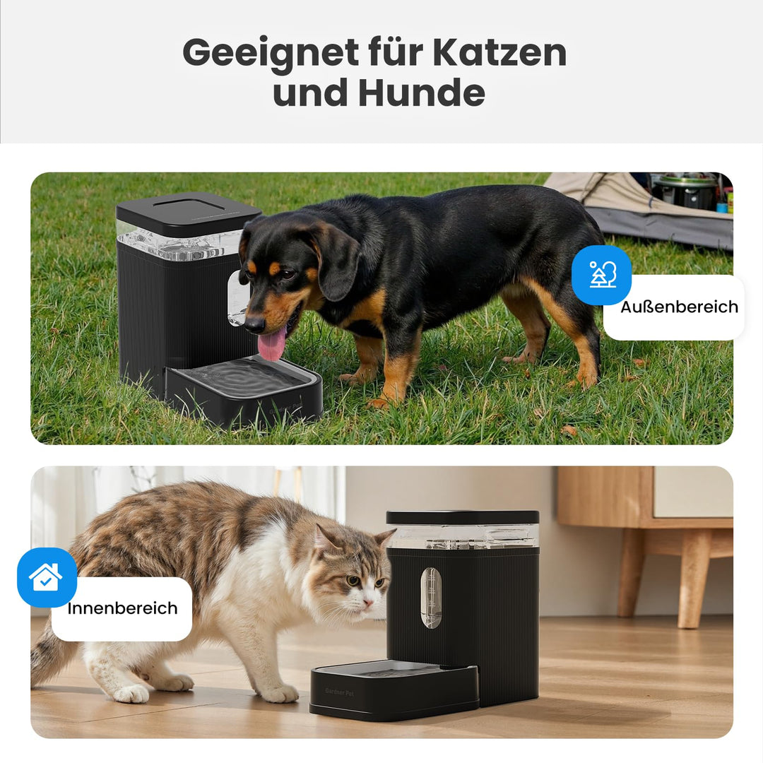 Automatischer Wasserspender Edelstahl 6,5 L für Hunde und Katzen - Bild 6