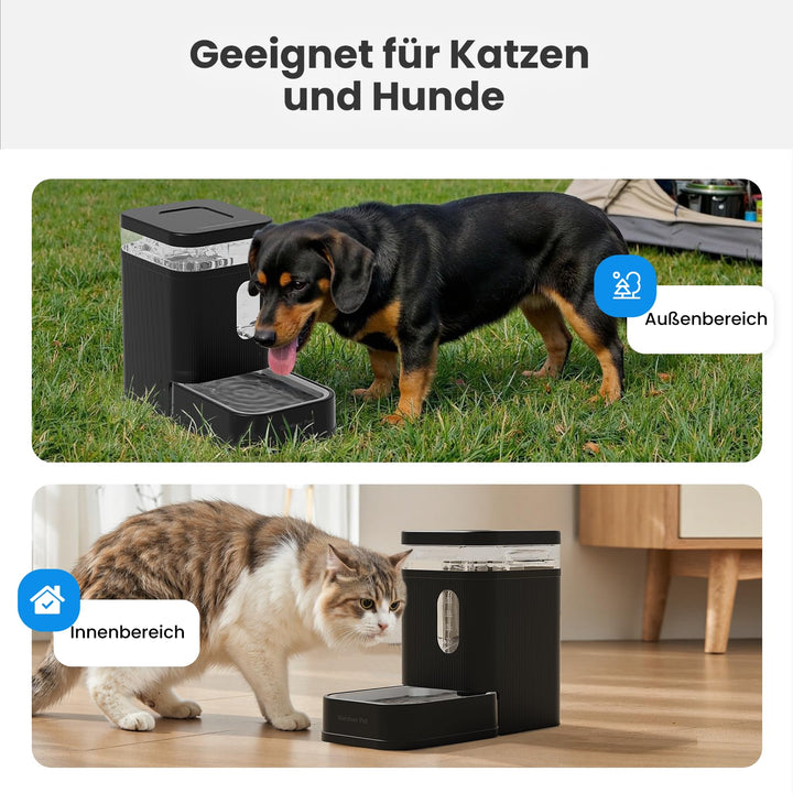 Automatischer Wasserspender Edelstahl 6,5 L für Hunde und Katzen - Bild 6