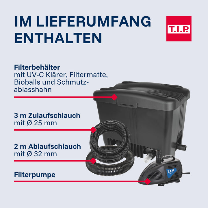 Teichaußenfilter-Set 10.000 l Wet-and-Dry UV-C 11W mit Pumpe - Bild 8