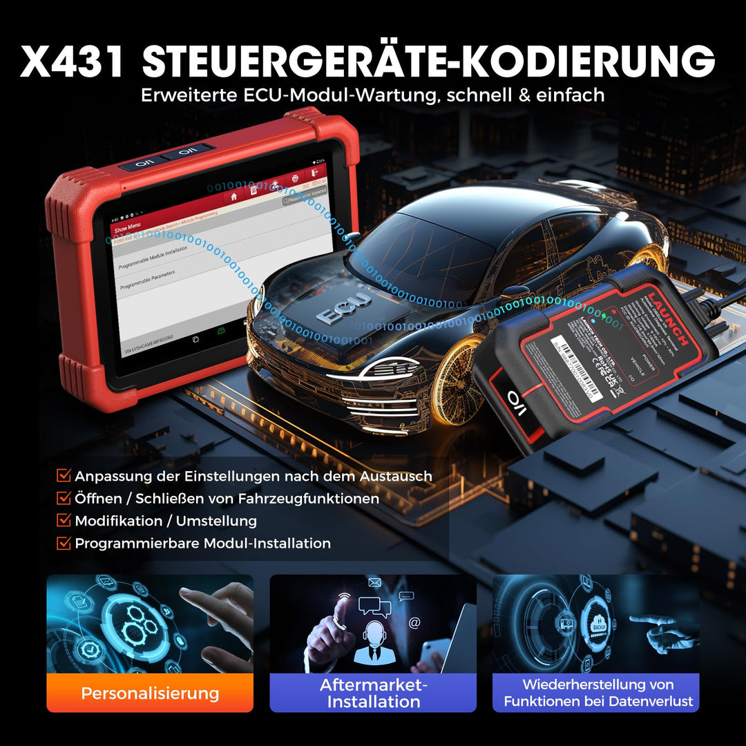 OBD2-Diagnosegerät mit ECU-Codierung CANFD DoIP 45+ Funktionen - Bild 3