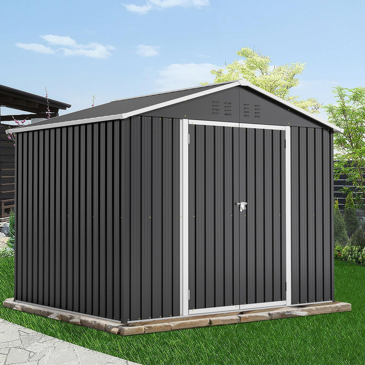 Trapezblech Dachblech Stahl schwarz 22er Set 10,12m² mit Schrauben - Bild 7