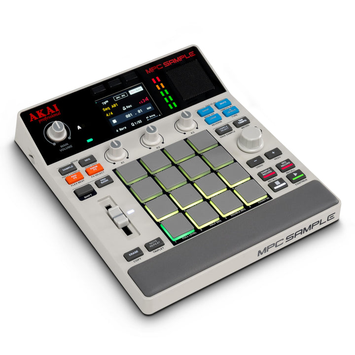 Sampler Standalone mit Sequenzer 16 Pads Akku 60 Effekte