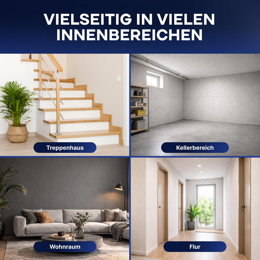 Fassadenfarbe Weiss matt 10 L für Putz Beton Mauerwerk - Bild 3