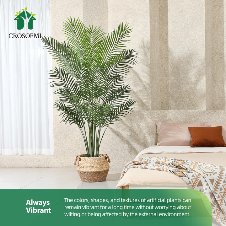 Künstliche Palme 170 cm im Topf mit Zementfüllung, Polyester - Bild 5