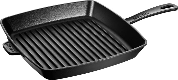 Grillpfanne Gusseisen emailliert quadratisch 30 cm Induktion
