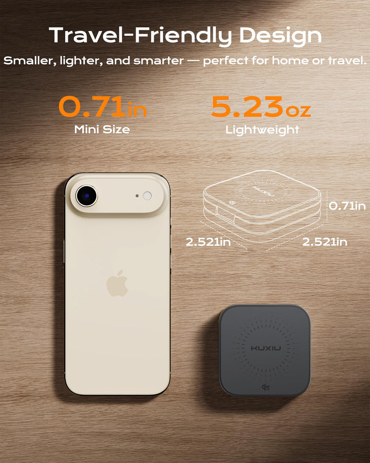 3-in-1 Ladestation Qi2.2 25W faltbar für iPhone, Apple Watch &amp; AirPods - Bild 5