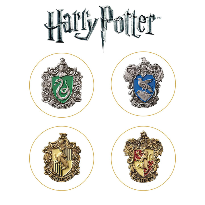 Harry Potter Hogwarts Hauspin-Set Glasvitrine 5-teilig Sammler - Bild 4