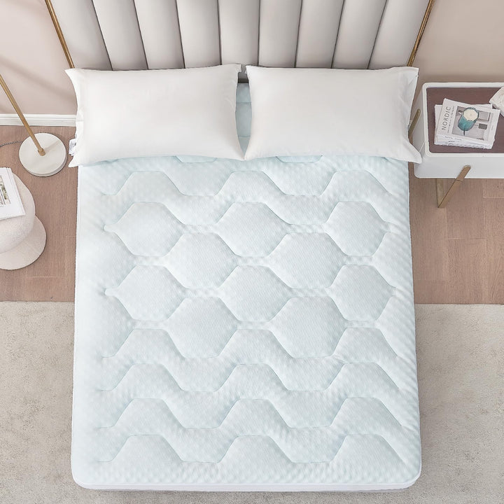 Matratzentopper Memory Foam mit Gel 180x200cm waschbar - Bild 9