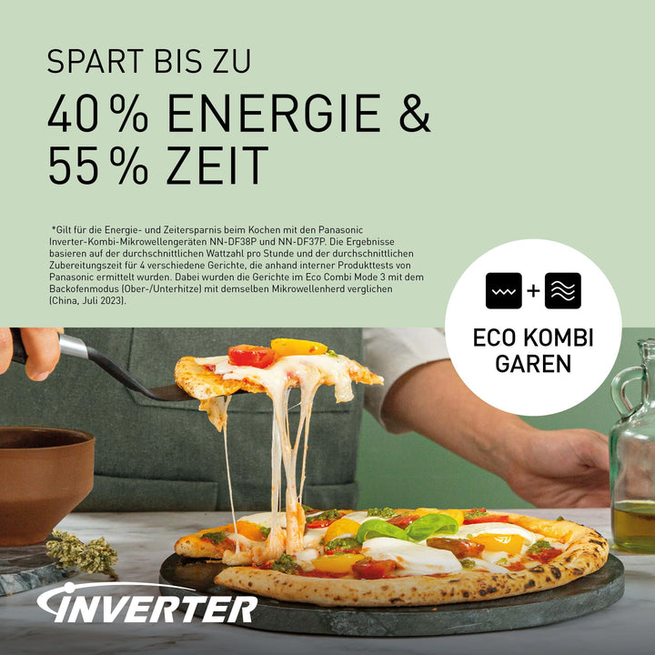 Kombi-Mikrowelle mit Grill 23 l Inverter-Technologie Flachbett weiss - Bild 3