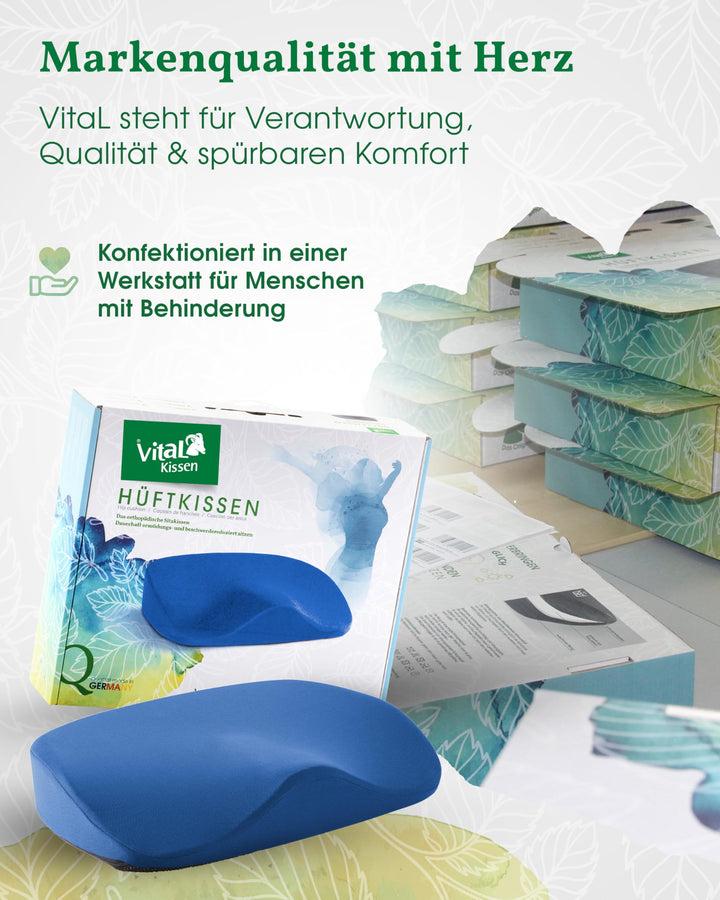 Orthopädisches Keilkissen Bürostuhl ergonomisch gegen Rückenschmerzen - Bild 7