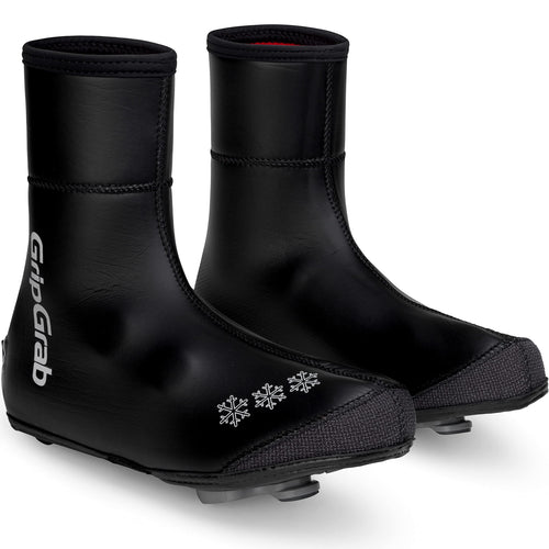 Neopren Überschuhe Winter Rennrad 4mm gefüttert ohne Reissverschluss