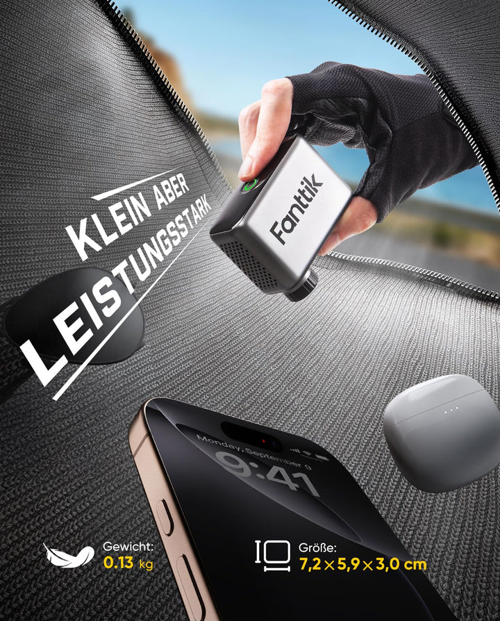 Mini Elektro-Fahrradpumpe mit LCD-Display 700c-Reifen in 22 Sek - Bild 2