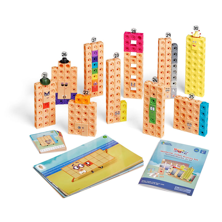 Mathe-Lernspielzeug Numberblocks 21–30 Set 235 Würfel ab 3 Jahre - Bild 2