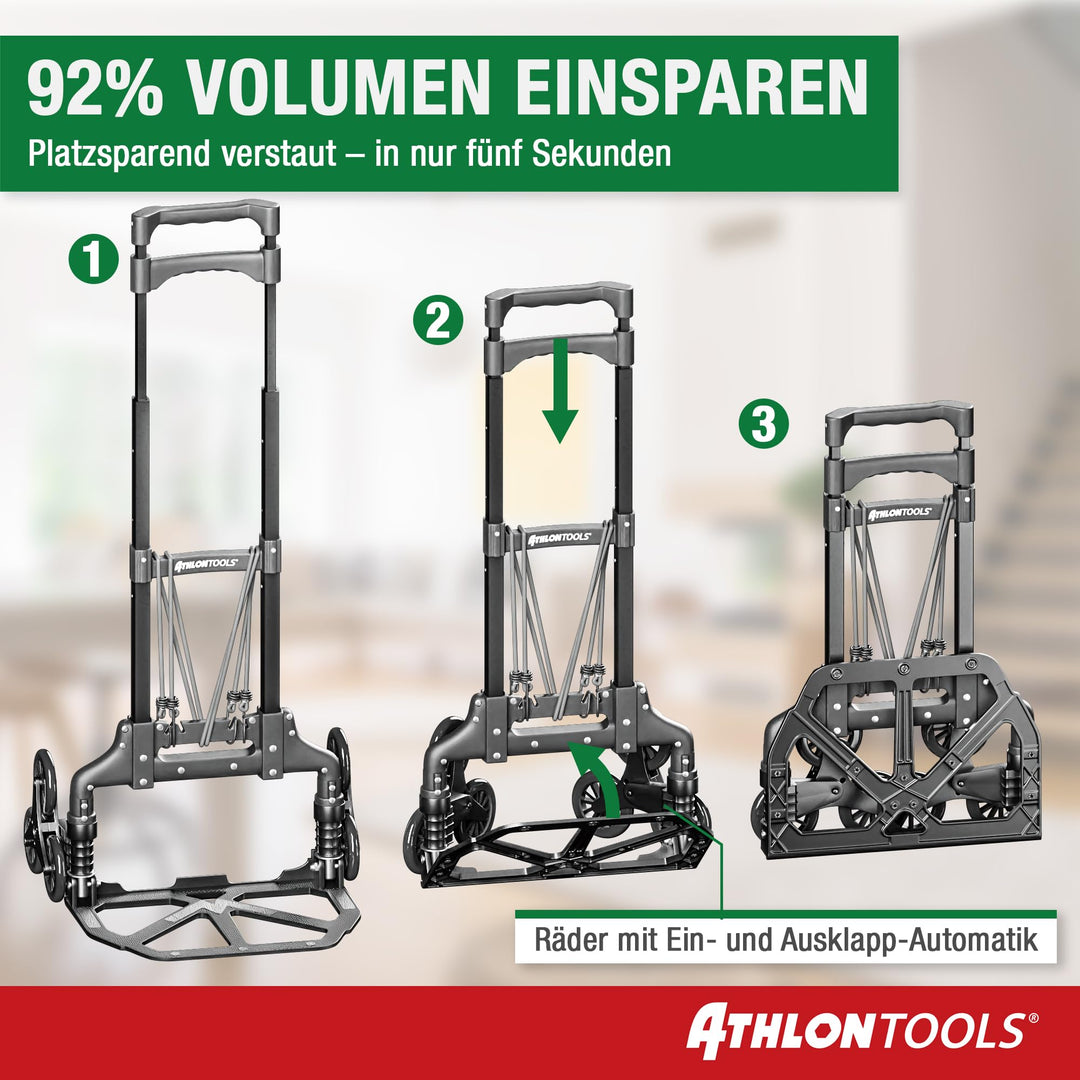 Treppensteiger Sackkarre klappbar Aluminium 70 kg TÜV GS-geprüft - Bild 7