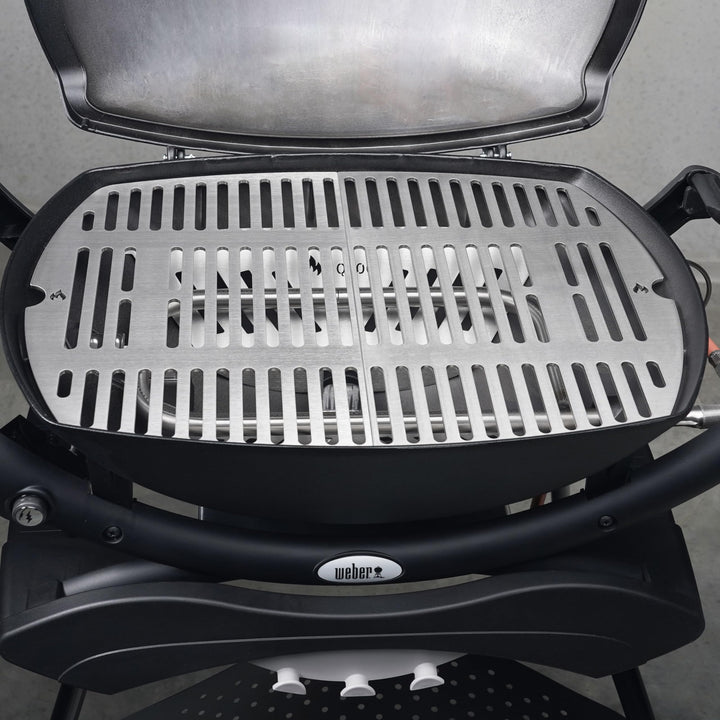 Grillrost Edelstahl für Weber Q200/Q2000 zweiteilig spülmaschinenfest - Bild 4