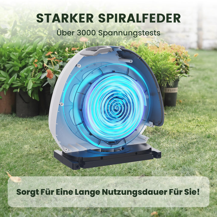 Schlauchtrommel Bodenmontage 30m ausziehbar 360° schwenkbar - Bild 8