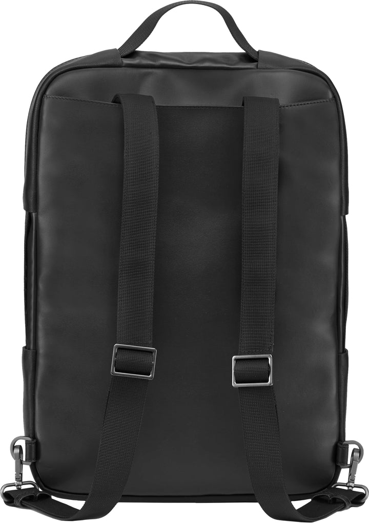 Laptop-Rucksack Nylon vertikal für Laptops bis 13 Zoll schwarz - Bild 4