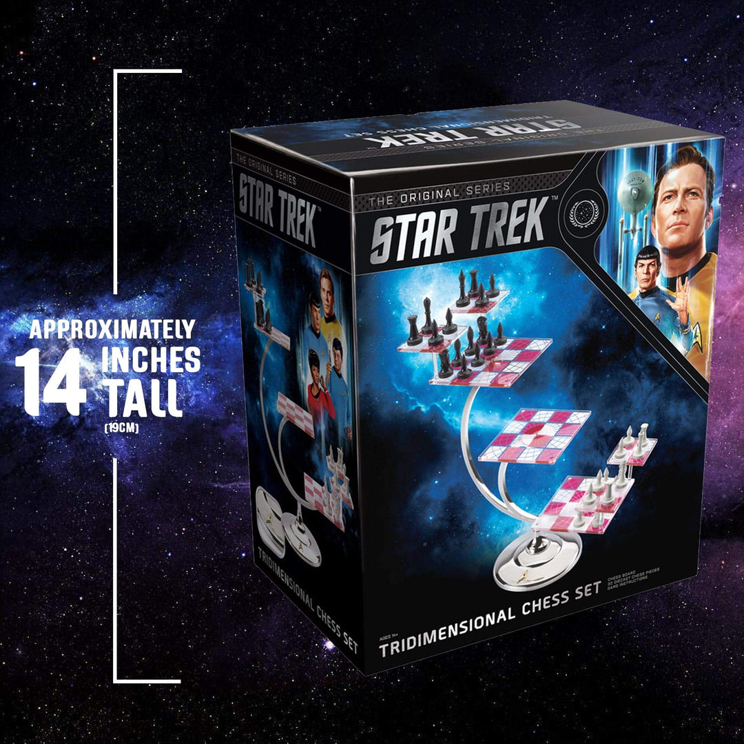 Dreidimensionales Schach-Set Star Trek Replik 7 Acrylbretter 32 Figuren - Bild 4
