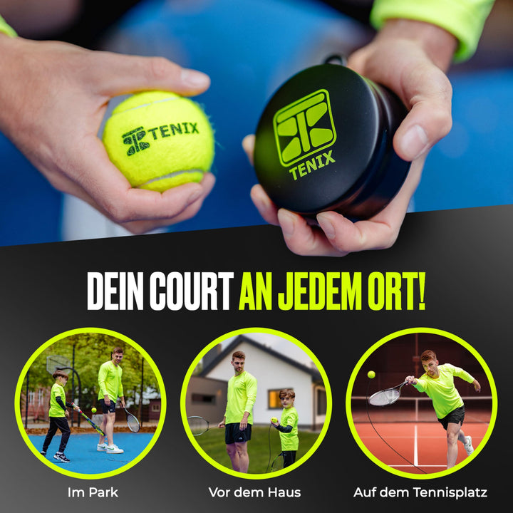Tennis-Trainer Set mit Power-Grip-System für Kinder &amp; Erwachsene - Bild 5