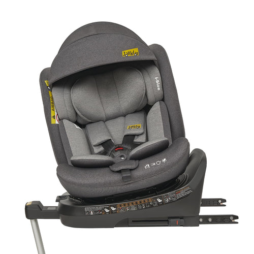 Kindersitz 360° drehbar ISOFIX i-Size 40-150 cm Reboarder mit Liegefunktion