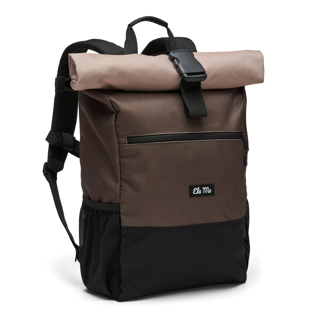 Rolltop Rucksack Damen 18-26L mit USB &amp; Laptopfach bis 17 Zoll - Bild 4