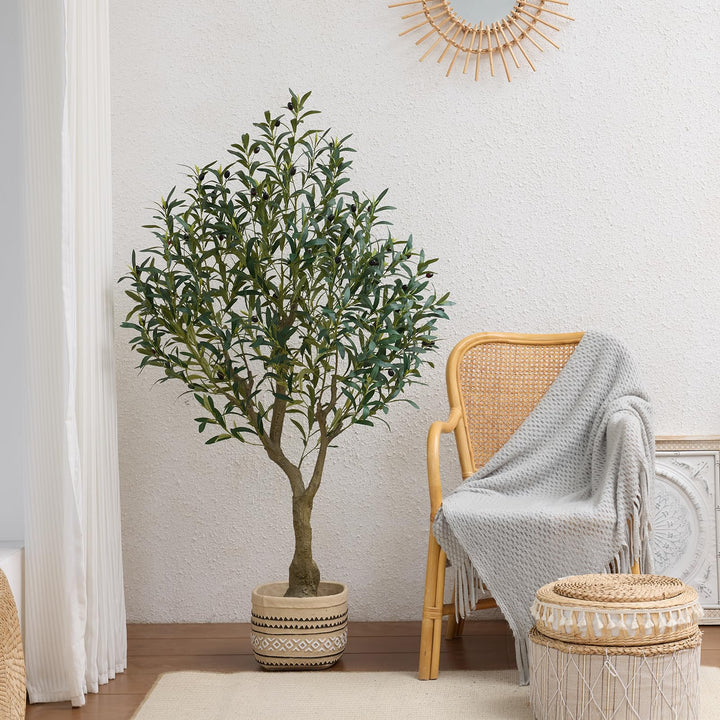 Künstlicher Olivenbaum 150 cm UV-beständig für Innen &amp; Aussen - Bild 9