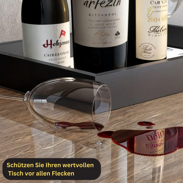 Tischfolie rund transparent PVC 2 mm mit Schrägkante 100 cm - Bild 7