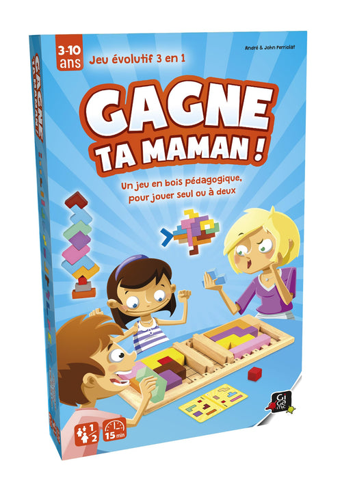 Logik-Denkspiel Holz Solo & Duo Familien-Strategiespiel