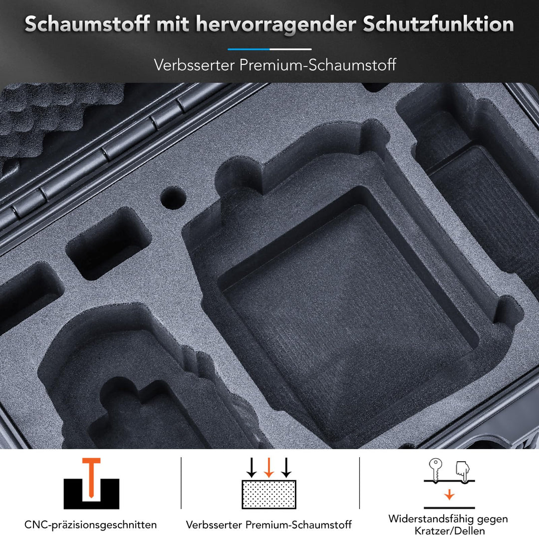 Hartschalenkoffer DJI Mini 4 Pro / Mini 3 Pro IP67 wasserdicht PP - Bild 4