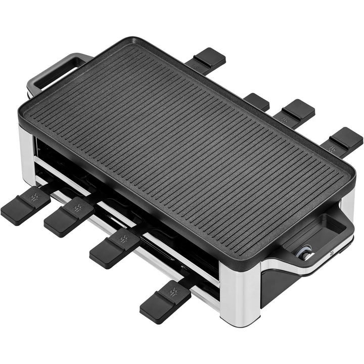 Raclette-Grill 8 Personen Edelstahl 1500W wendbare Grillplatte - Bild 7