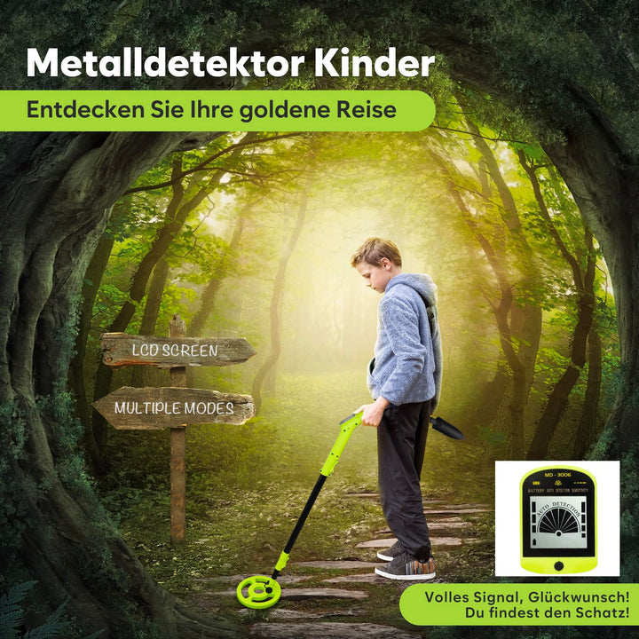 Metalldetektor Kinder faltbar verstellbar 61-89 cm wasserdicht ABS - Bild 2