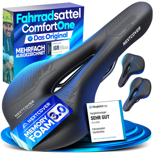 Fahrradsattel Memory-Foam ergonomisch für Damen & Herren