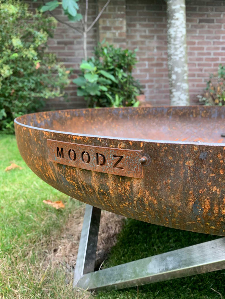 Feuerschale Cortenstahl Ø 60 cm mit Ringfuss für Garten - Bild 5