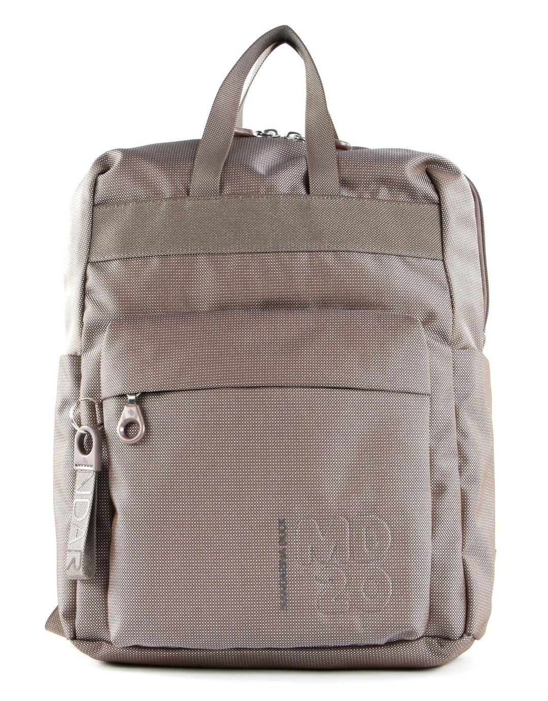 Rucksack Damen Taupe mit Laptopfach und Trolleyhalterung