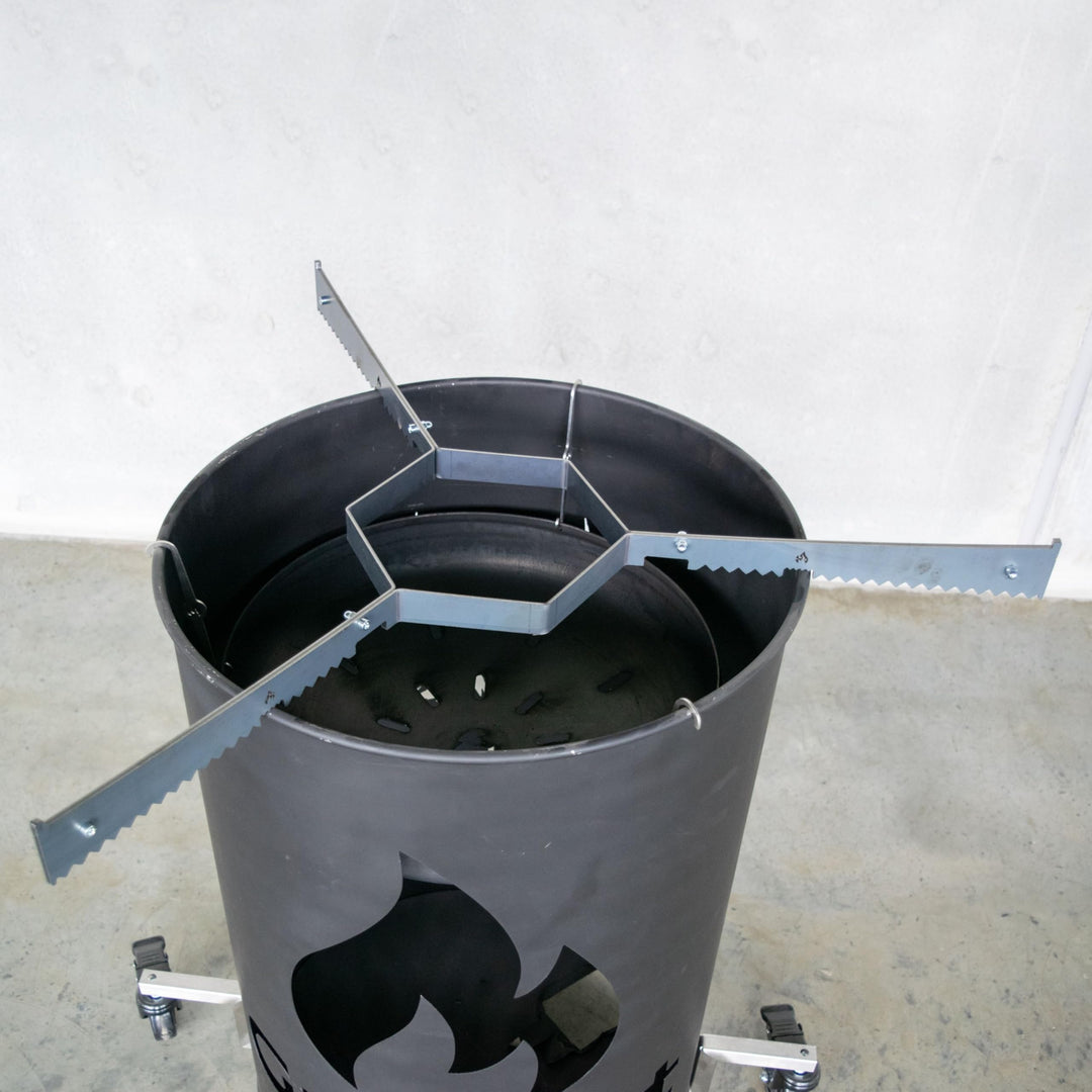 Auflageleisten Feuerplatte 100cm Feinkornstahl für Feuertonne - Bild 4