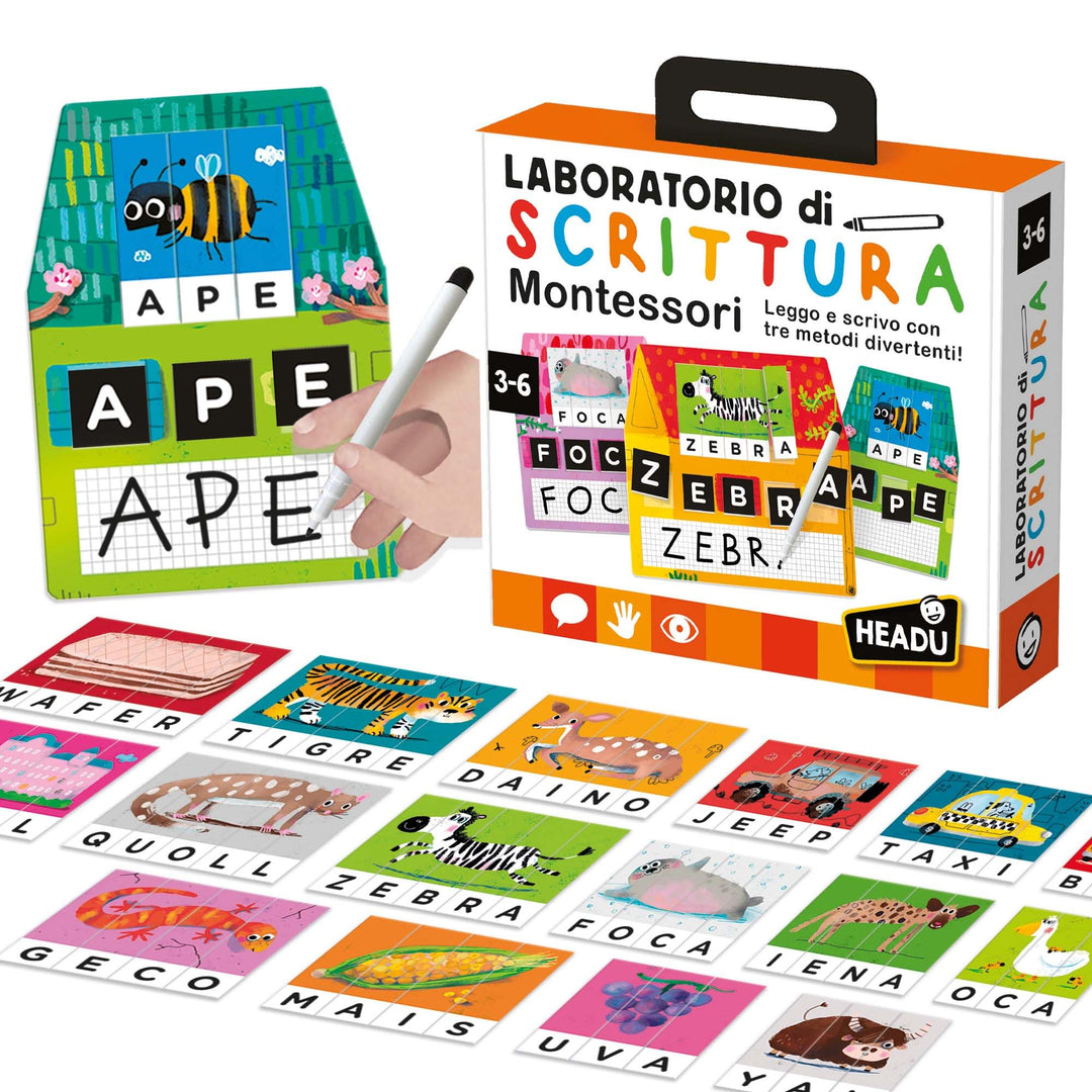 Montessori Schreib-Lernspiel Kinder ab 3 Jahren mit 72 Buchstaben - Bild 4