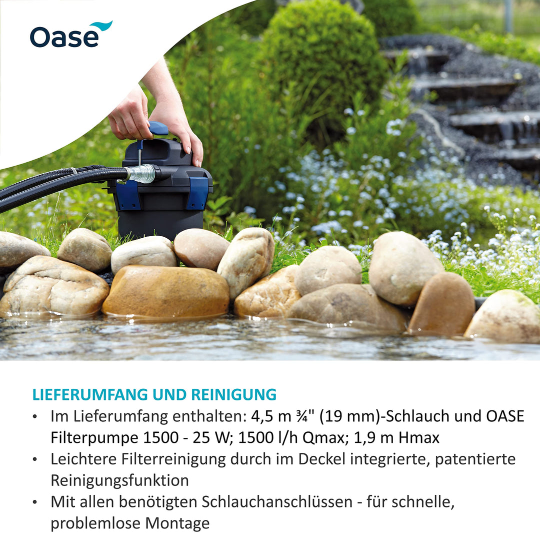 Teichfilter Druckfilter-Set mit UVC-Klärer und Pumpe für 4000 L - Bild 3