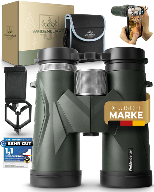 Fernglas 12x42 Magnesium mit Nitrogenfüllung wasserdicht für Erwachsene