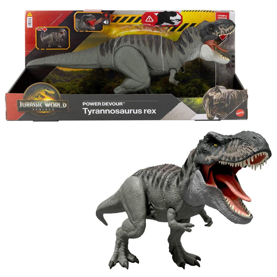 Tyrannosaurus Rex Spielzeugfigur mit Beissattacke Licht Sound 53 cm
