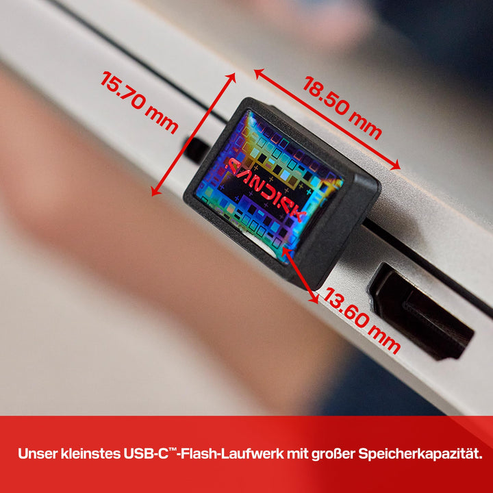 USB-C Stick 512 GB Mini-Format bis 400 MB/s Lesen - Bild 9