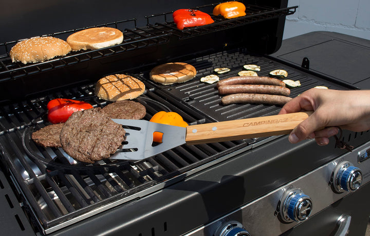 Grillbesteck-Set mit Tasche Edelstahl 6-teilig für Grill &amp; BBQ - Bild 4