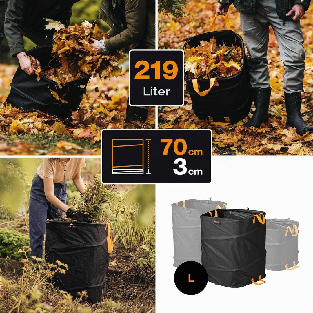 Pop-Up Gartensack 219 L faltbar mit Griffen für Gartenabfälle - Bild 4