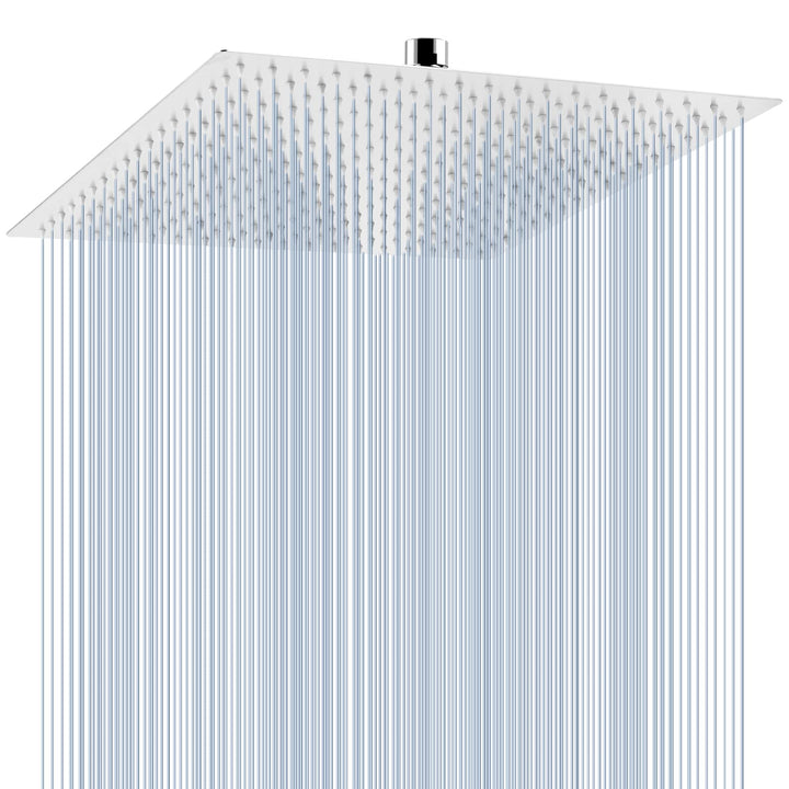 Regenduschkopf Edelstahl 304 quadratisch 40,5 cm Chrom Wand/Decke