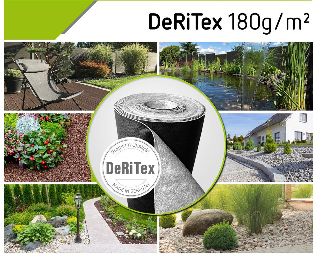 Unkrautvlies 180 g/m² Polyester &amp; Polypropylen 50x1 m Garten - Bild 6